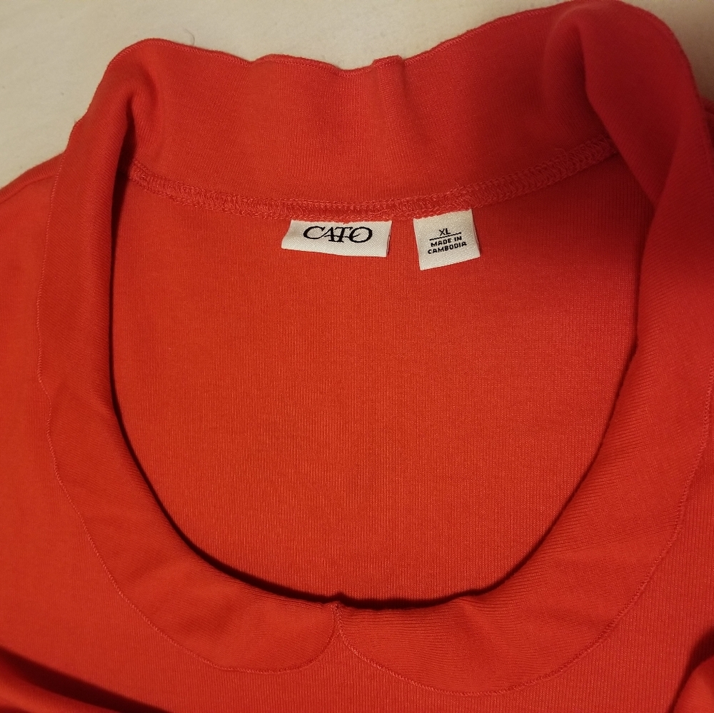 CATO Pixie Collar Tshirt Size XL
